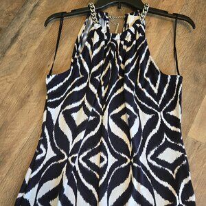 MICHAEL KORS CHAINED HALTER TOP